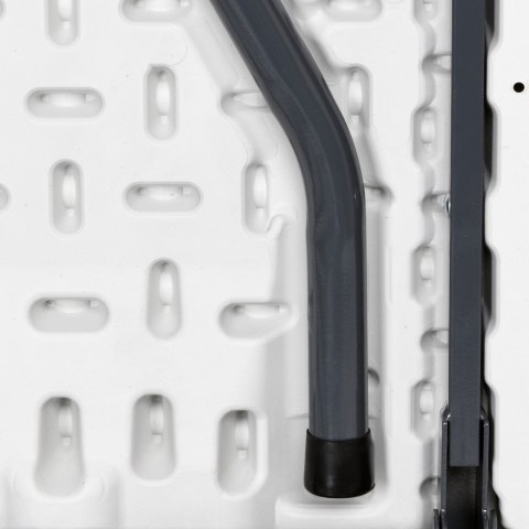 STÓŁ CATERINGOWY BALI WHITE SKŁADANY W WALIZKĘ 180 CM BIAŁY