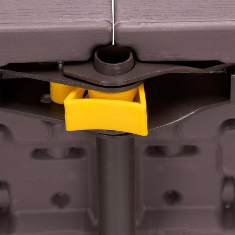 STÓŁ CATERINGOWY WOODLAND SKŁADANY W WALIZKĘ 180 CM BROWN