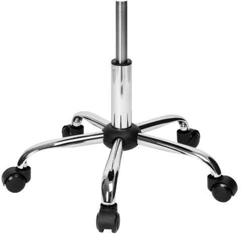 TABORET FRYZJERSKI KOSMETYCZNY GAMMA BIAŁY