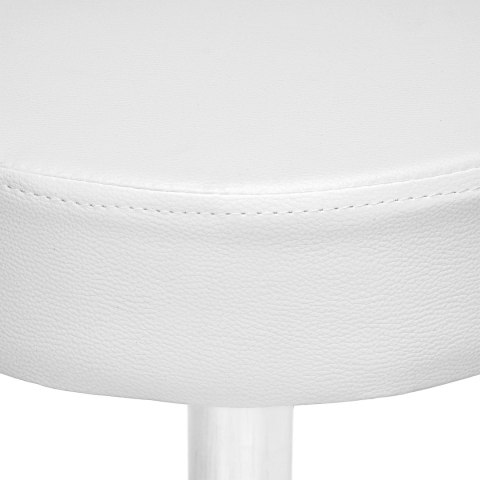 TABORET FRYZJERSKI KOSMETYCZNY TULSA BIAŁY