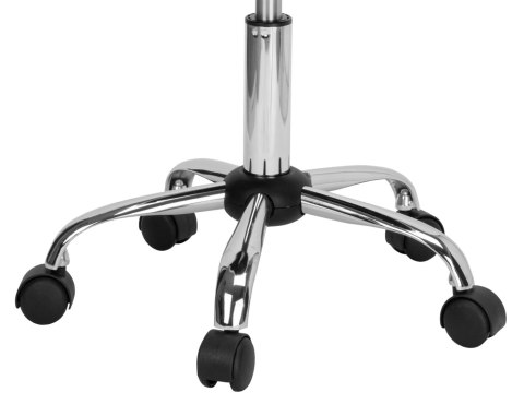 TABORET FRYZJERSKI KOSMETYCZNY TULSA BIAŁY