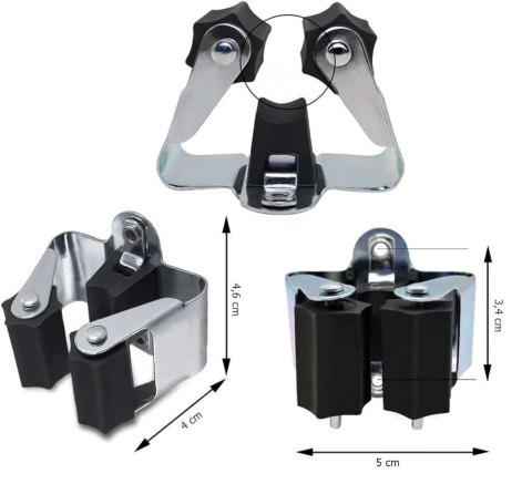 ZESTAW 10 WIESZAKÓW UCHWYTÓW NA NARZĘDZIA MIOTŁY APOLLO