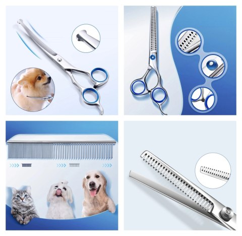 ZESTAW NOŻYCZEK DLA ZWIERZĄT GROMMY DLA PSA KOTA