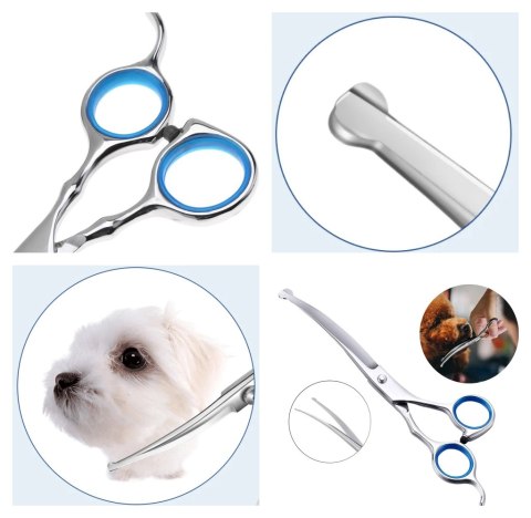 ZESTAW NOŻYCZEK DLA ZWIERZĄT GROMMY DLA PSA KOTA