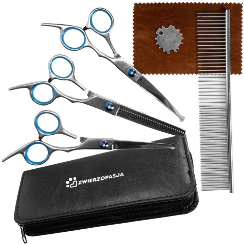 ZESTAW NOŻYCZEK DLA ZWIERZĄT GROMMY DLA PSA KOTA