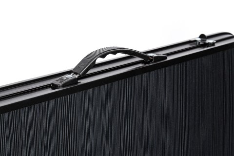 ZESTAW TURYSTYCZNY TRAMP KEMPINGOWY SKŁADANY 120X60 CM BLACK WOOD CZARNY