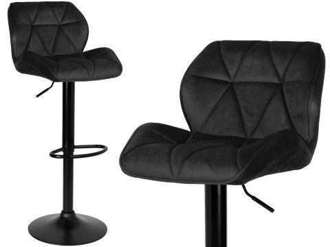 HOKER BAROWY GRAPPO BLACK CZARNY VELVET