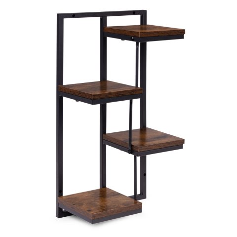 Kwietnik ścienny półka wisząca na kwiaty ozdoby 4 poziomy loft ModernHome