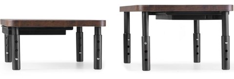 PODSTAWKA Z PÓŁKĄ POD MONITOR LAPTOP HAJNAN RUSTIC+ SZUFLADA