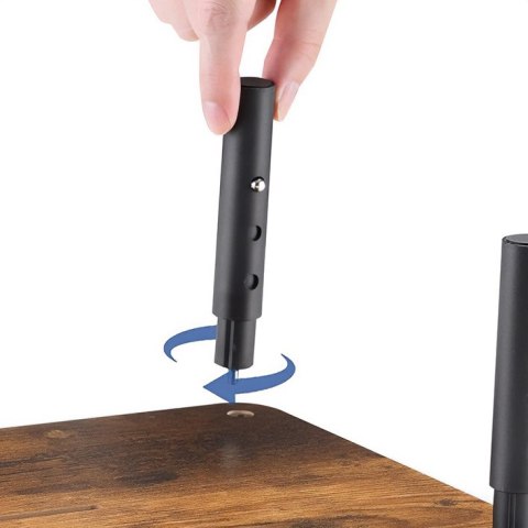 PODSTAWKA Z PÓŁKĄ POD MONITOR LAPTOP HAJNAN RUSTIC+ SZUFLADA