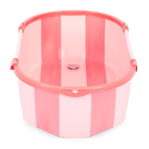 Wanienka dla dzieci wanna turystyczna składana odpływ różowa ECOTOYS