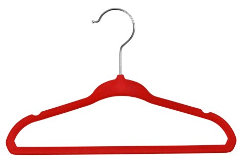 Wieszak welurowy Mini komplet 5 sztuk mix kolorów