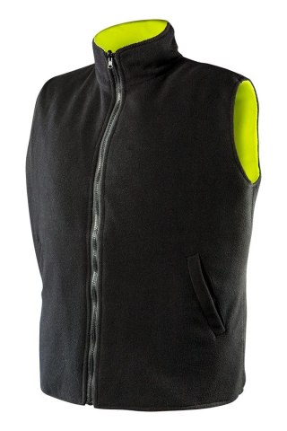 BEZRĘKAWNIK ROBOCZY DWUSTRONNY ODBLASKOWY ŻÓŁTY ROZMIAR XXL