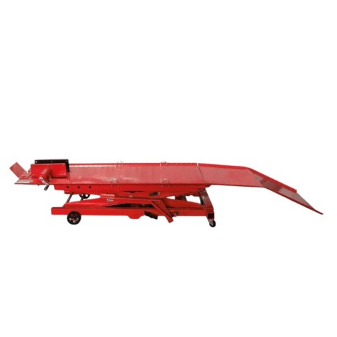 Hydrauliczny Podnośnik Nożycowy do Motocykli 360 kg 210-780 mm z Rampą