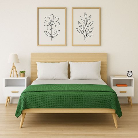 Szafki nocne zestaw 2 szt. nowoczesne stoliki kawowe białe ModernHome