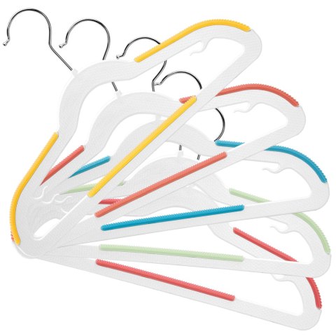 Wieszaki dziecięce KIDSI komplet 30 sztuk wielokolorowe