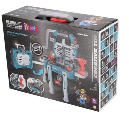 ZABAWKA STÓŁ WARSZTATOWY/WALIZKA