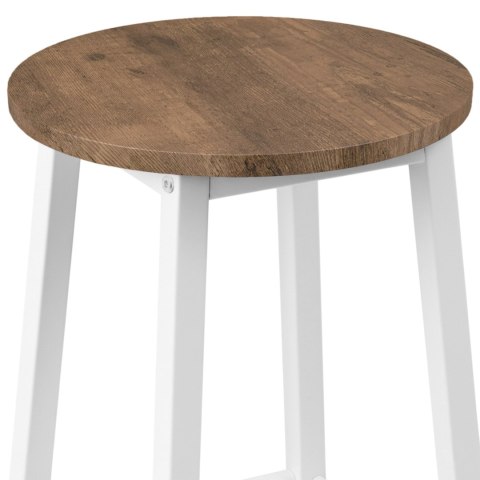 Hoker Flint Biały Rustic skandynawski postarzany dąb