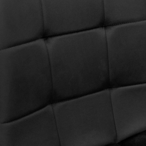 Krzesło welurowe MONTANA VELVET czarne