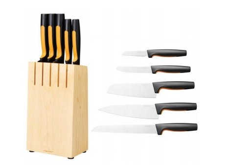 ZESTAW 5 NOŻY W BLOKU