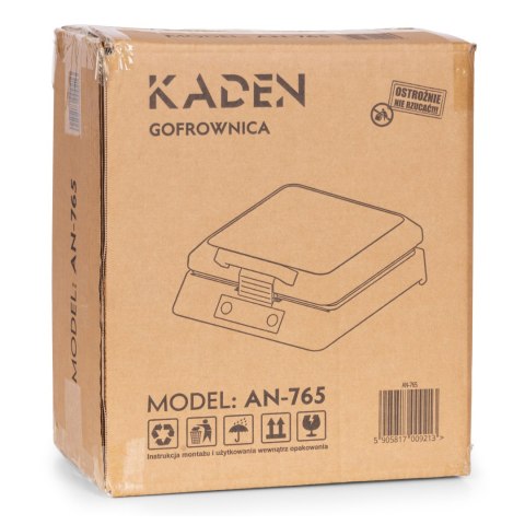 Gofrownica na 4 gofry nieprzywierająca powłoka 1080-1300W KADEN