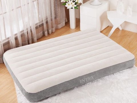 Materac welurowy dmuchany 191x99 cm INTEX 64101