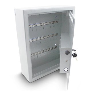 Sejf na klucze 48 haczyków zamek elektroniczny szyfrowy jasnoszary metalowy
