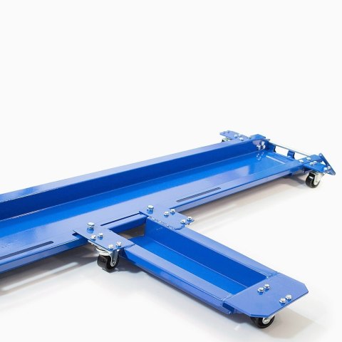 Wózek transportowy do motocykla manewrowy udźwig 270kg regulowany stalowy