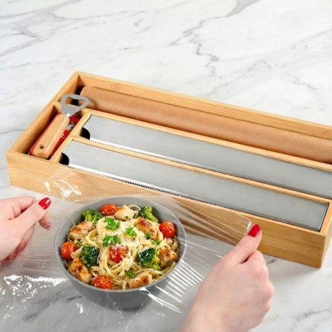 Bambusowy dyspenser do folii BORDE