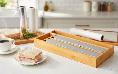 Bambusowy dyspenser do folii BORDE