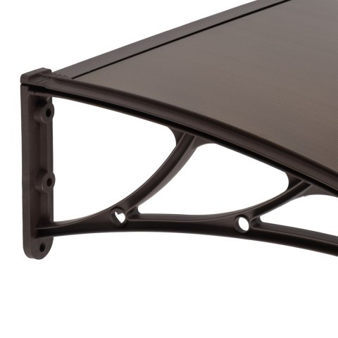 Daszek plastikowy Miro 100x150cm - brązowy