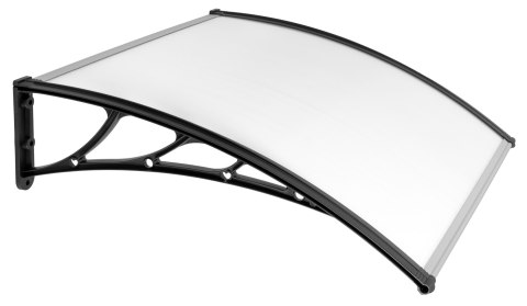 Daszek plastikowy Miro 100x150cm - czarny