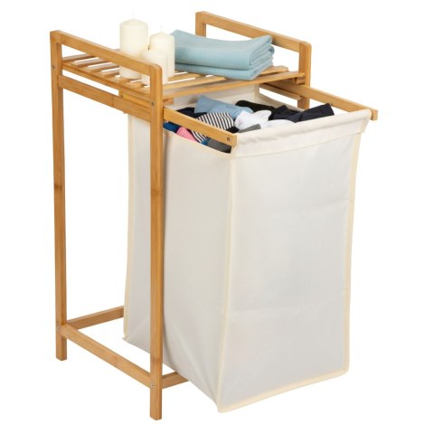 KOSZ NA PRANIE LUB ZABAWKI BAMBUSOWY HANOI 1 PRZEGRODA