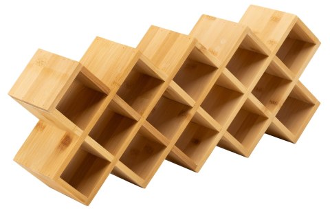 STOJAK BAMBUSOWY NA PRZYPRAWY KOCHEN 18 SŁOIKÓW