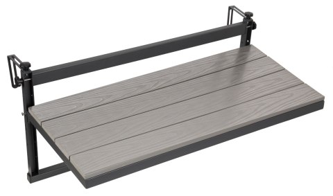 Stolik balkonowy AGATTI BIS STONEWOOD wiszący