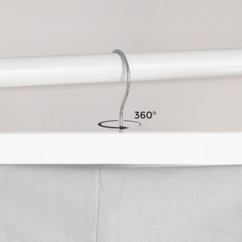 WIESZAK DREWNIANY NA SPÓDNICE 2 SZTUKI BIAŁY