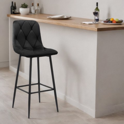 HOKER BAROWY KINGSTON CZARNY VELVET