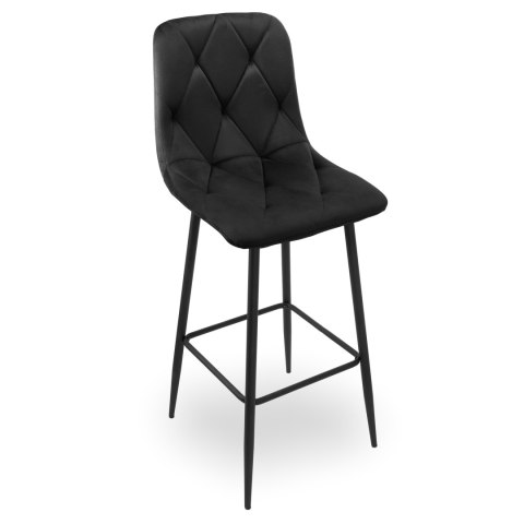 HOKER BAROWY KINGSTON CZARNY VELVET