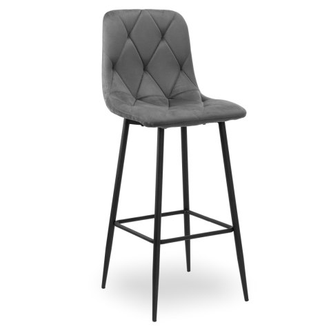 HOKER BAROWY KINGSTON GRAFITOWY VELVET