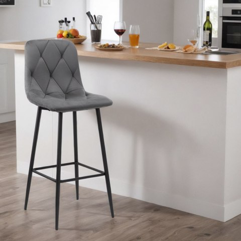 HOKER BAROWY KINGSTON GRAFITOWY VELVET