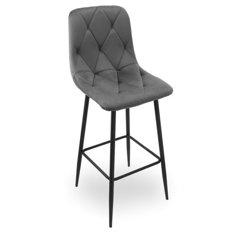 HOKER BAROWY KINGSTON GRAFITOWY VELVET