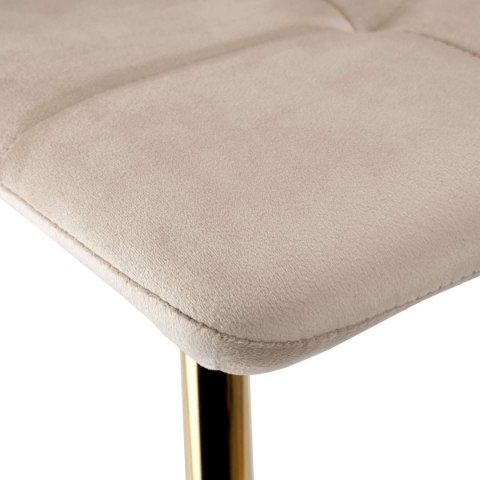 KRZESŁO DENVER VELVET GOLD BEŻOWE