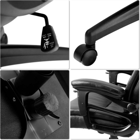 KRZESŁO BIUROWE FOTEL CONCORD 2.0 CZARNY