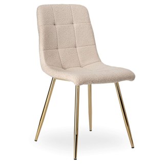 KRZESŁO BOUCLE DENVER TEDDY GOLD BEŻOWE