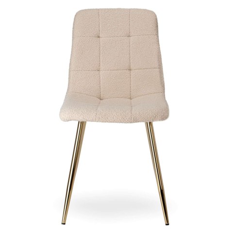 KRZESŁO BOUCLE DENVER TEDDY GOLD BEŻOWE