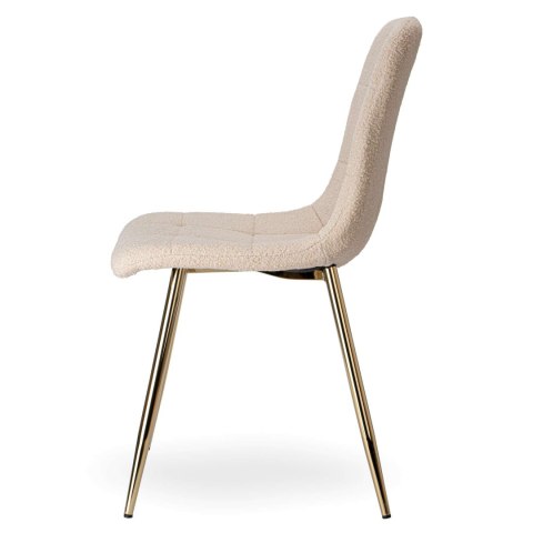 KRZESŁO BOUCLE DENVER TEDDY GOLD BEŻOWE