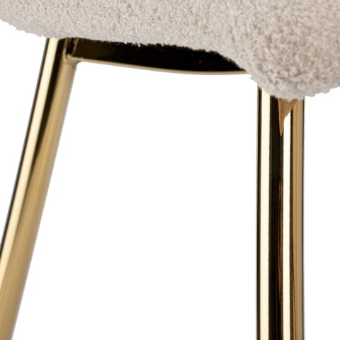 KRZESŁO BOUCLE DENVER TEDDY GOLD BEŻOWE