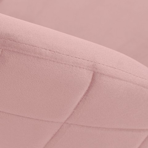 KRZESŁO WELUROWE FARGO GOLD VELVET RÓŻOWE