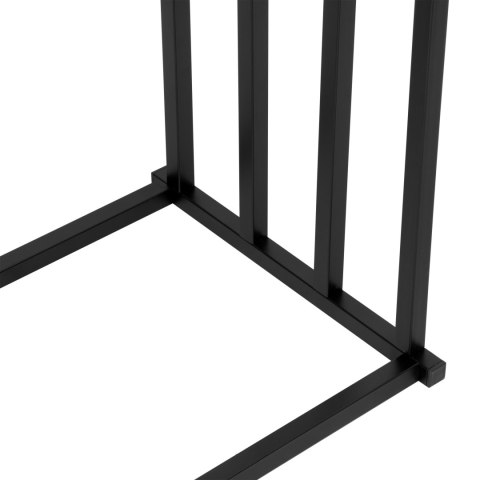 STOJAK WIESZAK NA RĘCZNIKI 4 RAMIONA TORMES CZARNY