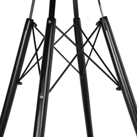 STOLIK OKRĄGŁY PARIS BLACK DTW 80 CM MARMUR CZARNY